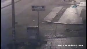 Guy Chased By Dogs Faceplants Into Pole