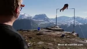 High Bar On A Cliff Gone Wrong
