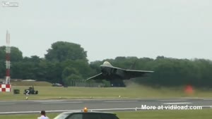 Cool Vertical Take Off By F-22