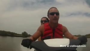 Jet Ski Crashes At High Speed