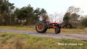 Drifting With A Tractor