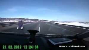 Scary Surprise On The Highway