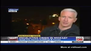 Big Explosion Near Reporter In The Mideast