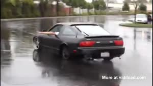 Douchebag Damages Car During Drift