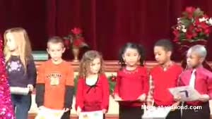 Frustated Kid During Christmas Play