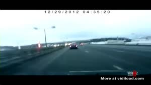 Plane Crash Filmed By Dashcam