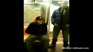 Guy Steals Headphones On The Subway