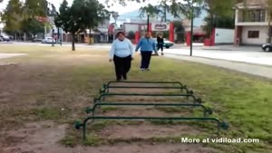 Fat Woman's Work Out Fail