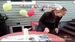 Birthday Cake Cumshot