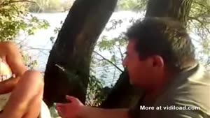 Drunk Blonde Girl Loses Her Balance