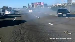 Doing Donuts On The Highway