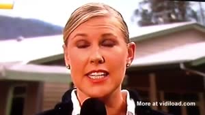 Reporter Can't Stop Blinking Her Eyes