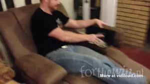 Couch With Built-In Beer Tap