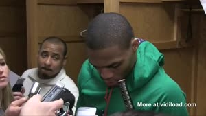 Basketball Player Is Annoyed By Interviewer