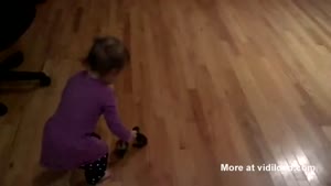 Ducklings Think Toddler Is Their Mommy