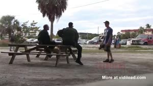 Guy Jumps Over Police Officer