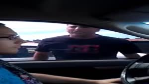 Awesome Reaction To Screaming Idiot