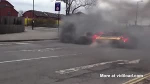 Rare Lamborghini Miura Catches Fire