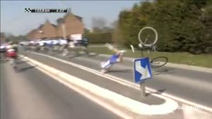 Cyclist Owned By Traffic Sign