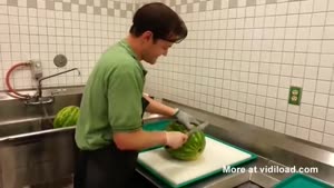 Perfectly Sliced Watermelon In 21seconds
