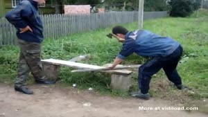 Idiot Slams Himself In The Face With Bar