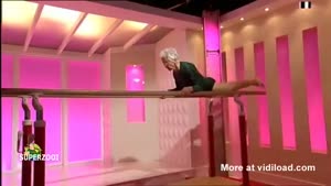 The Oldest Gymnast Performs