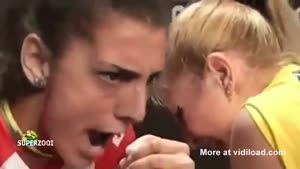 Crazy Female Arm Wrestler