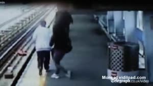 Baby Falls Off The Platform