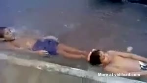 Using The Gutter As Water Slide