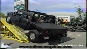 How No To Ride A Hummer On To A Ramp