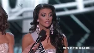Beautiful Miss Utah Tries To Answer A Question