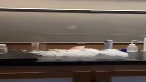 Teacher Fails At Chemistry Experiment