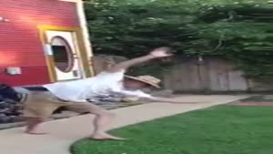 Grandpa Cartwheel Fail