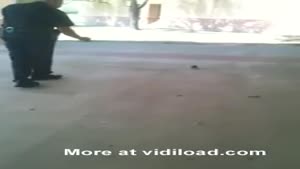 Fat Ass Cop Pepper Sprays Squirrel