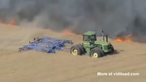 Smart Farmer Stops Fire