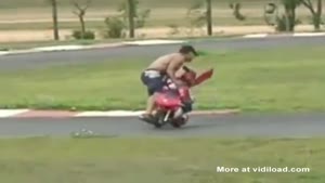 Dad Causes Toddler To Crash