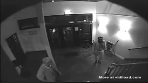 Drunk Guy Exits Bar