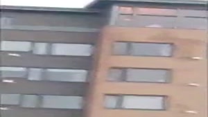 Guy Jumps Off High Building