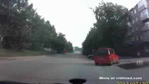Driver Scared Shitless By Horn
