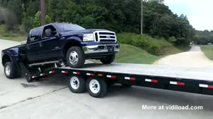 Loading Truck On Trailer Gone Wrong