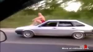 Crazy Russian Rides Car Roof