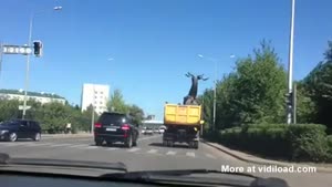 Russian Truck Driver Fail