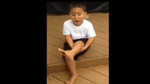 Kid Steps Barefoot In Dog Poop