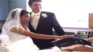 Bridal Dress Ruined By Penguin