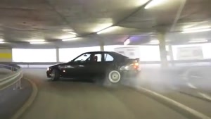 Awesome Parking Garage Drifting