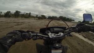 Motorcyclist Gets Dragged In Flood