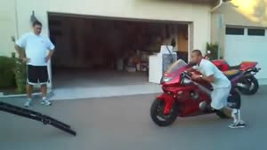 Dumbest Way Of Loading A Motorcycle