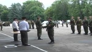 Tree Invades Military Ceremony