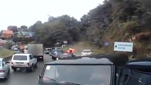 Truck Causes Major Crash