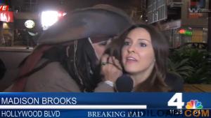 Jack Sparrow Interrupts News Reporter